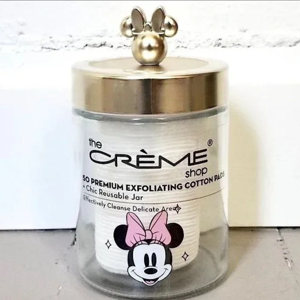 The Crème Shop Exfoliating Cotton Pads with Minnie Mouse Design